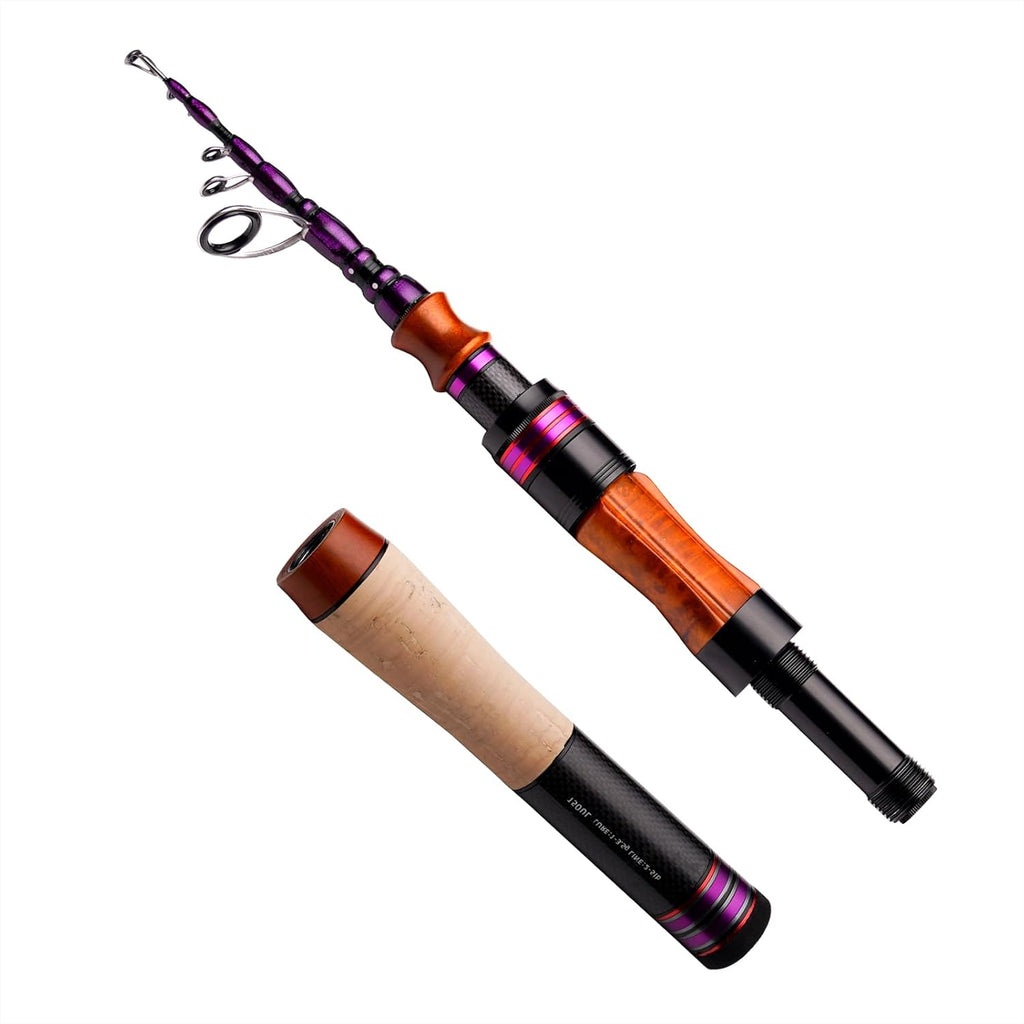 PURELURE Telescopic Fishing Rod Spinning & Casting Travel Rod Ultralight 5'