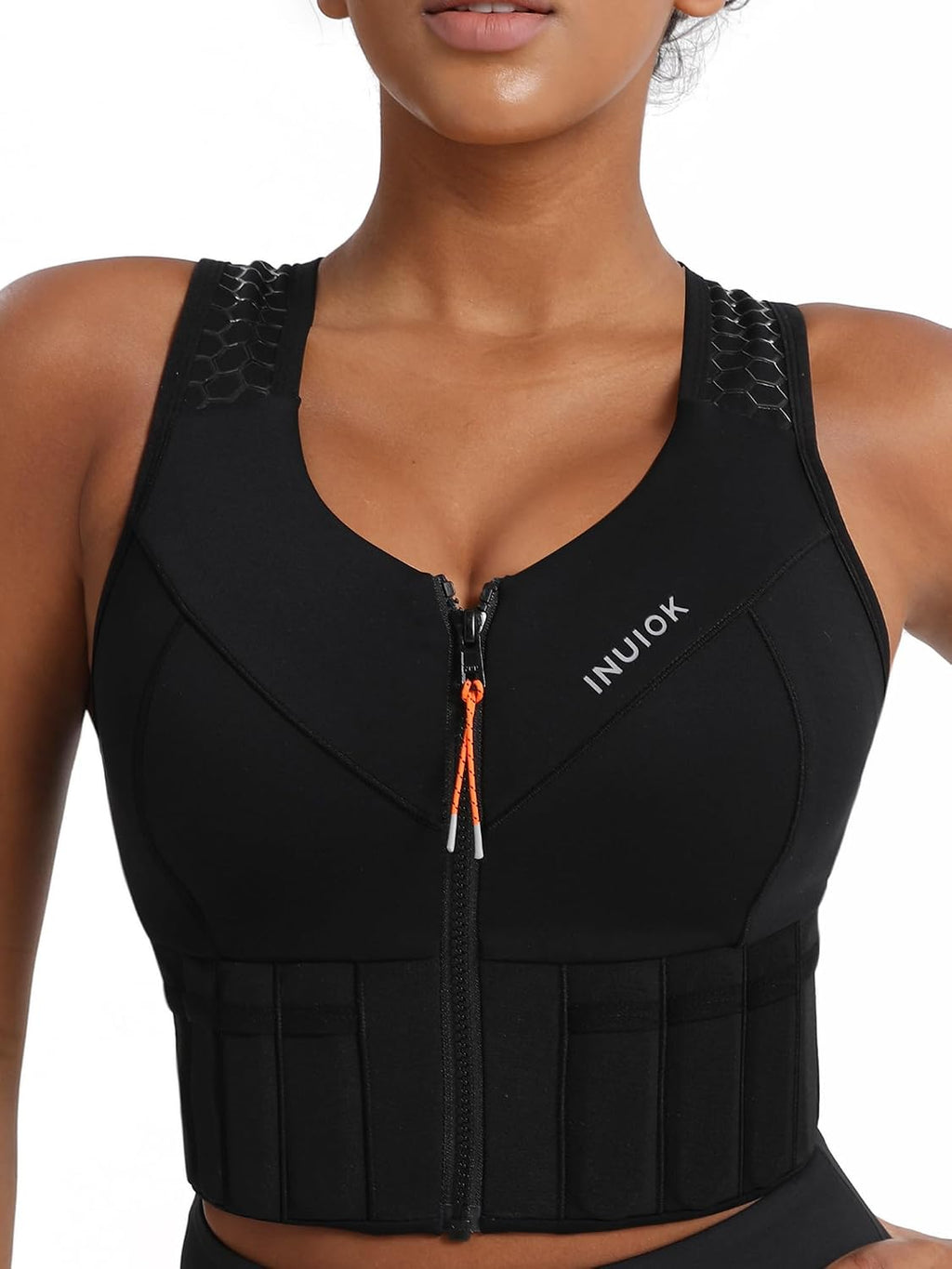 Women's Weighted Vest – a sports bra that fuses fashion with added resistance, designed to increase exercise intensity and boost workout results. Ideal for running and walking.
