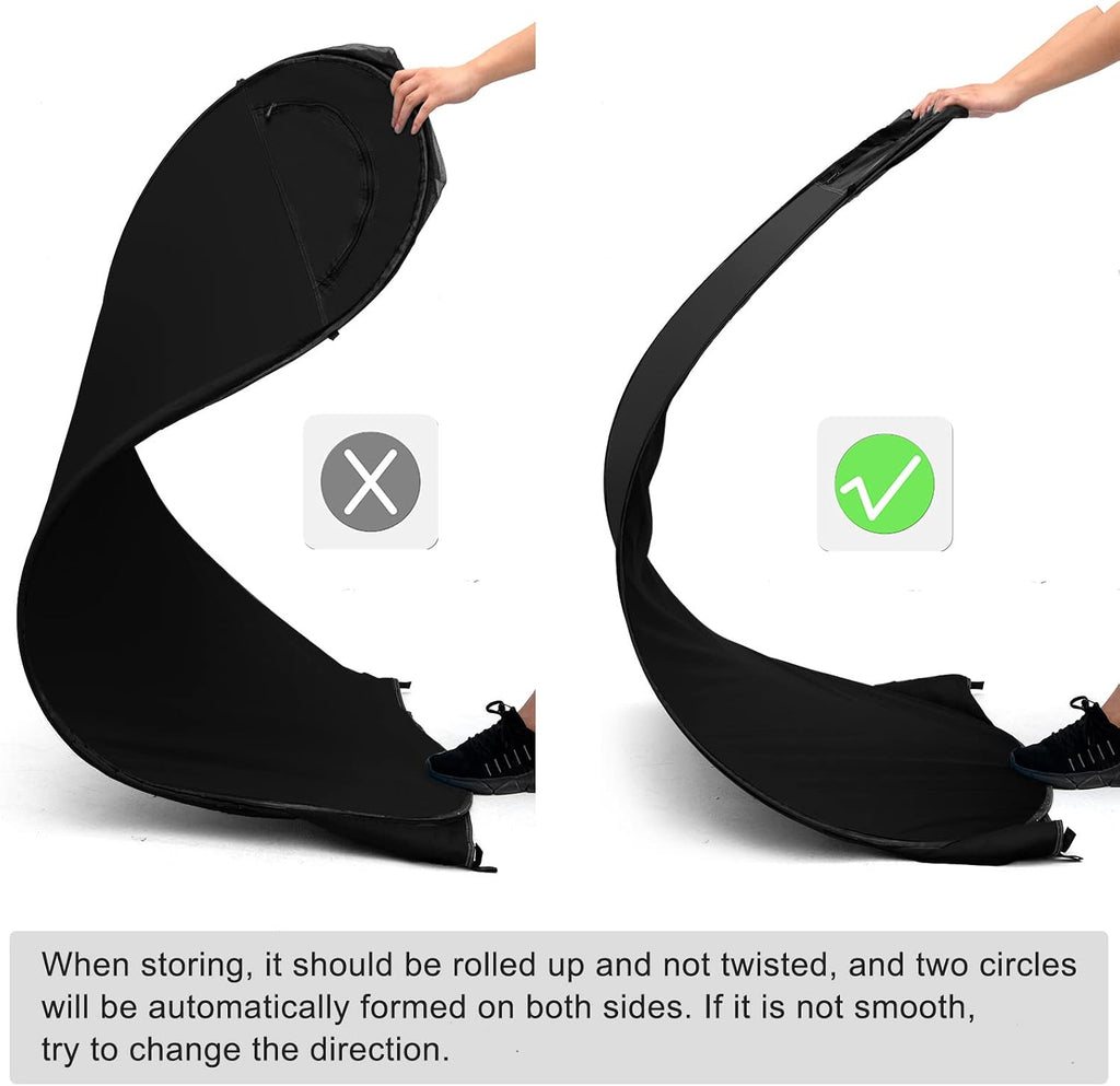 BRIAN & DANY Pop Up Shower Tent, Portable Changing Tent with Rain Shelter & Windows, Privacy Tent for Camping, Toilet or Bathroom, UPF 50+ & Waterproof, 47.2" x 47.2" x 74.8", Black