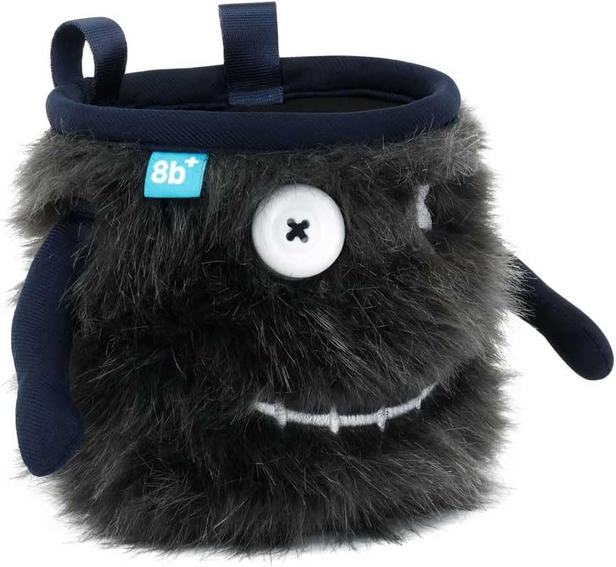 8BPLUS Chalk Bag for Climbing, Bouldering, Belt and Giftbox Included - Wide Opening - Brush Holders, for Left & Right Handers (Helli (Limited Edition))