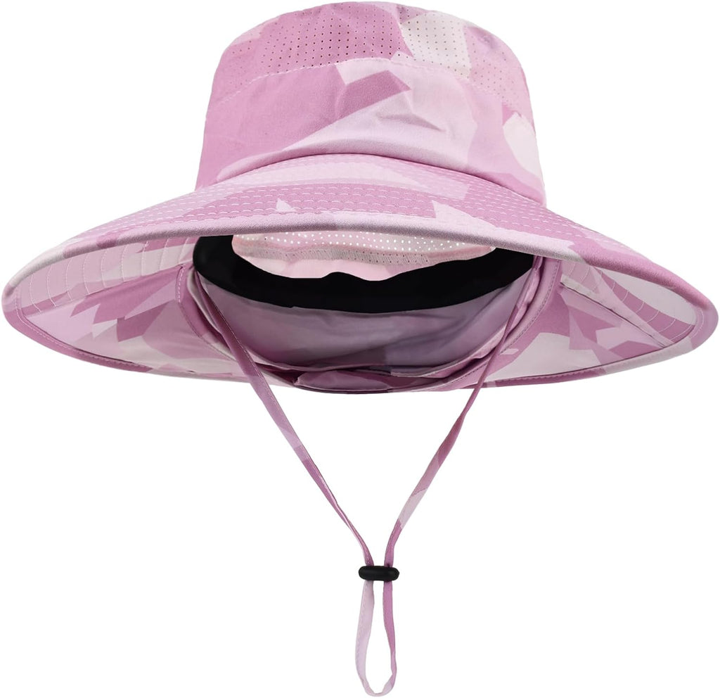 ZOORON Sun Hats for Men Women with Neck Flap Fishing UPF 50+ UV Protection