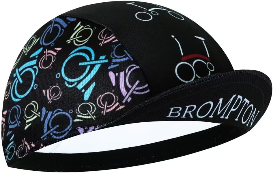 Funny Cycling Cap - Men and Women Cycling Hat-Under Helmet Bike Cap One Size