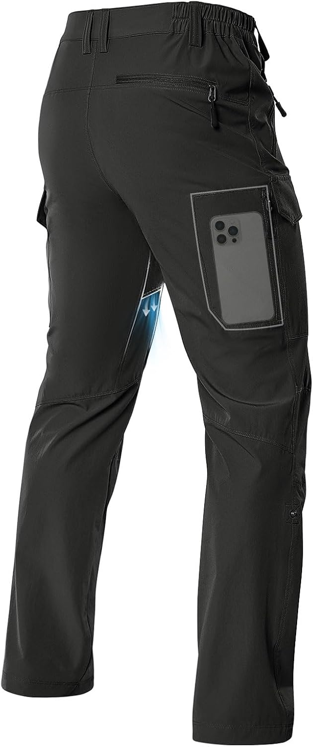 Moosehill Men's Hiking Pants: Lightweight & Stretch