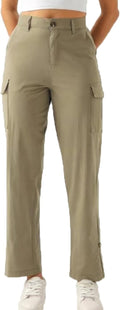 Women's Lightweight Hiking Work Cargo Pants with 5 Pockets Outdoor