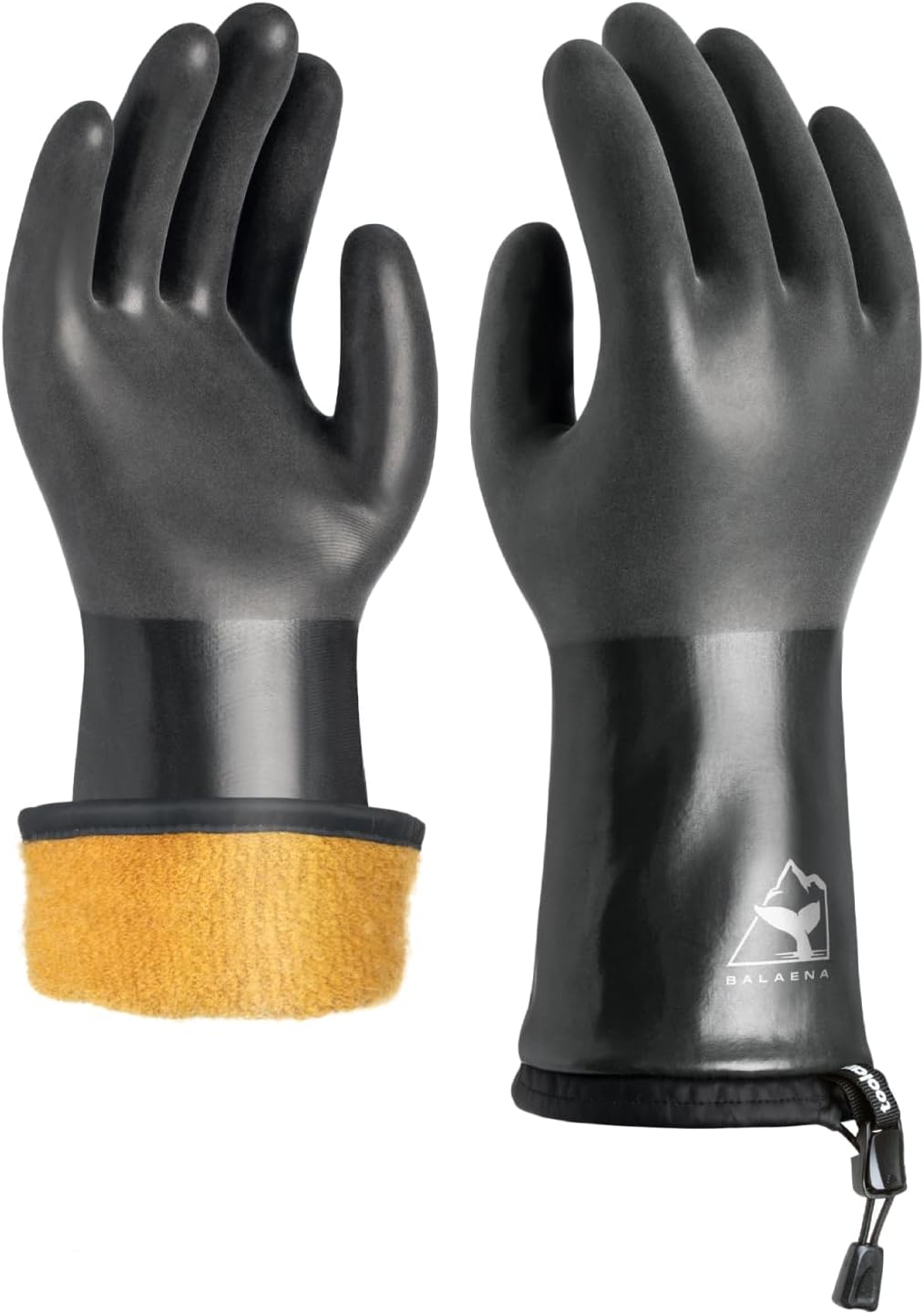 toolant 100% Waterproof Winter Work Gloves with Grip, Fleece Lined