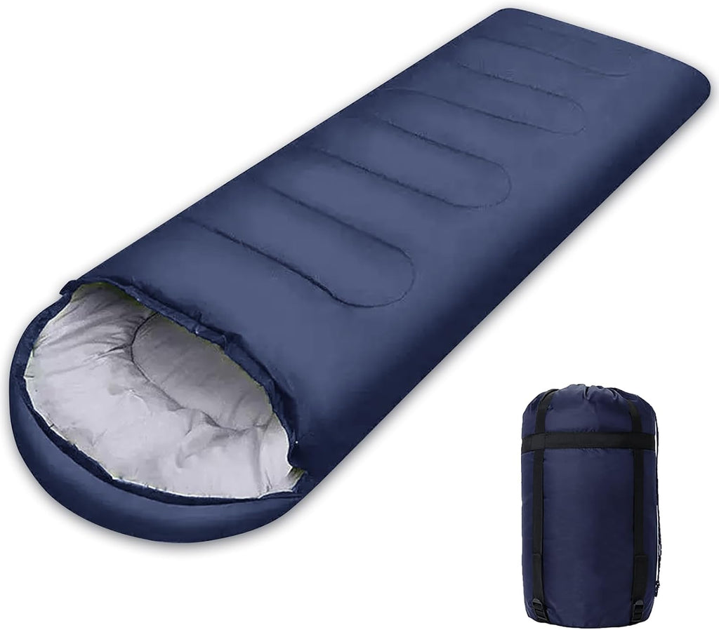 Envelope Camping Sleeping Bag Warm & Cool Weather for Adults