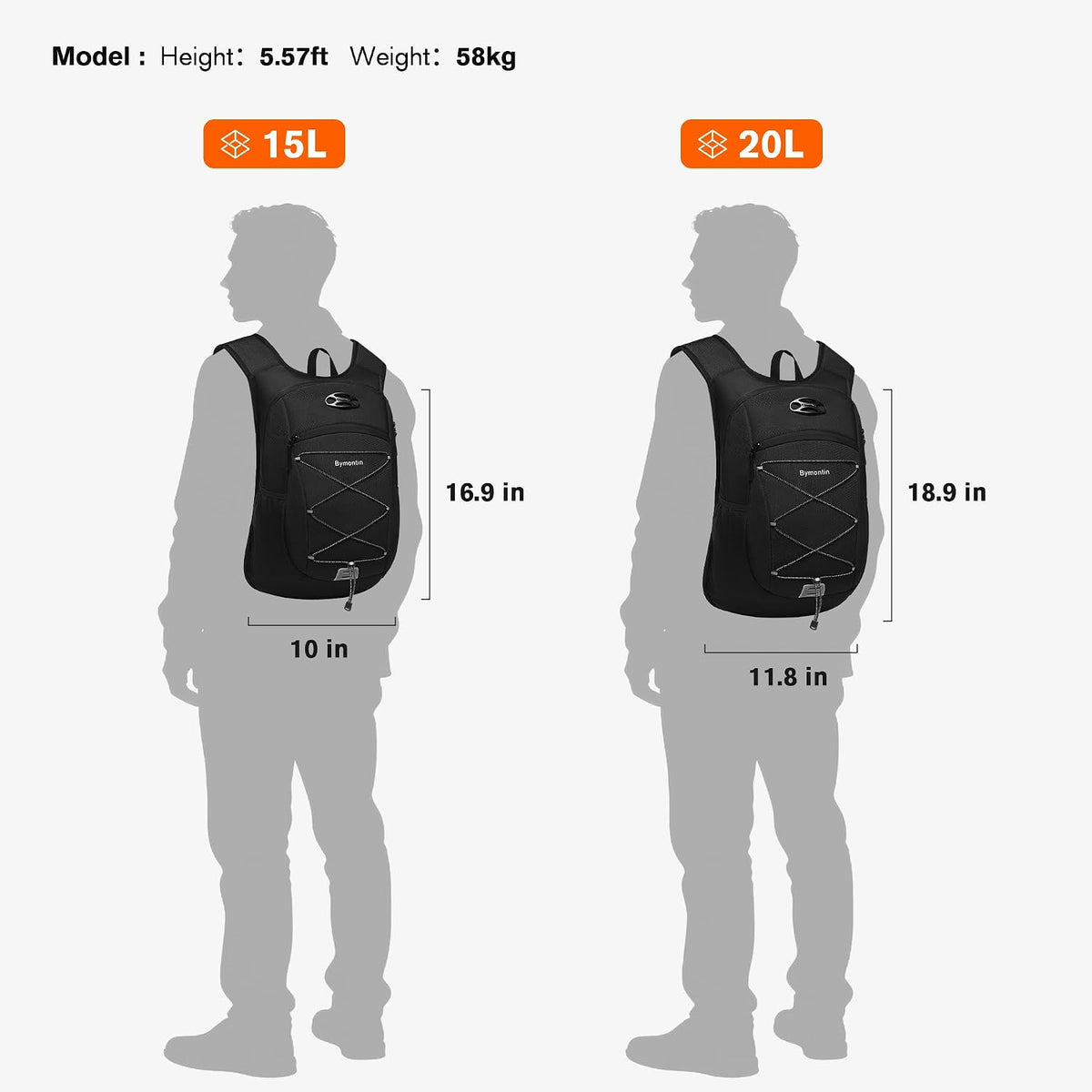 Ultra-Light Soft Hiking Daypack With Cushioned Breathable Back Panel