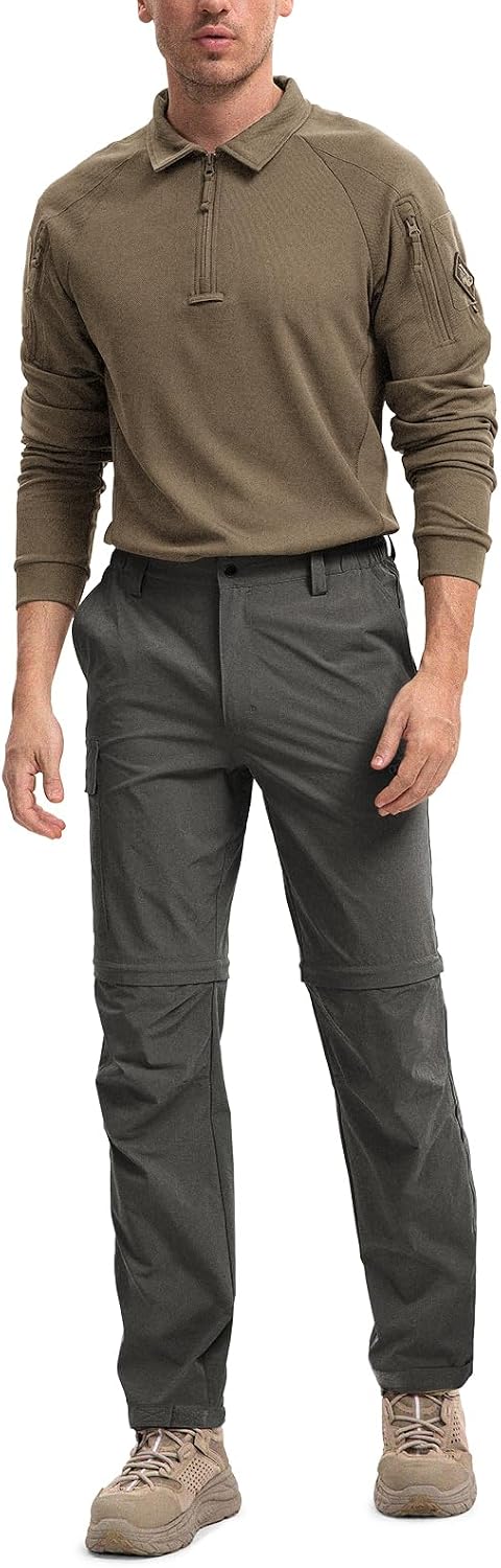 Moosehill Men's Hiking Pants: Convertible Quick-Dry