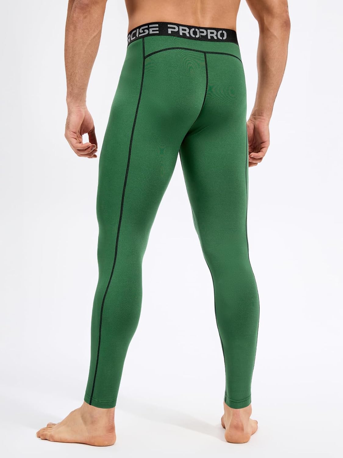 4 Pack Thermal Underwear Long Johns Fleece Base Layer Bottoms Thermal Leggings for Men Compression Pants