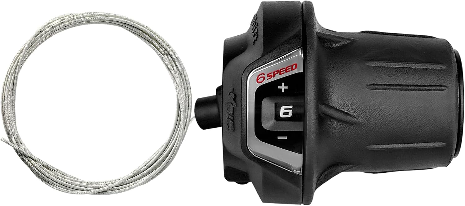 3×6 Speed Shifter SL-RS25 18S Twist Grip Thumb Gear Shift Lever