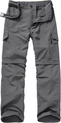 linlon Boy Scout Pants Hiking Mens Convertible Zip Off Safari Fishing