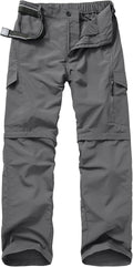 linlon Boy Scout Pants Hiking Mens Convertible Zip Off Safari Fishing
