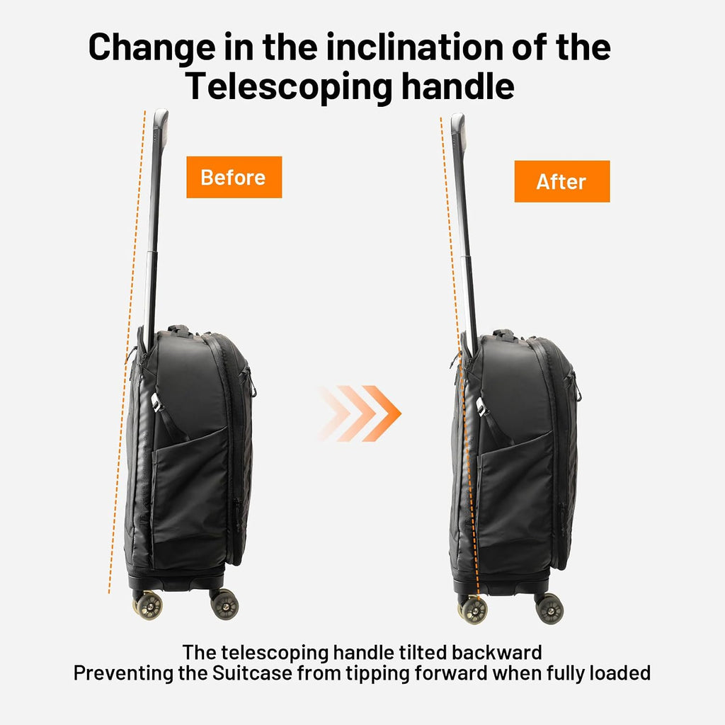 PGYTECH 2-in-1 Roller Camera Backpack Camera Bag for Travel Photographers