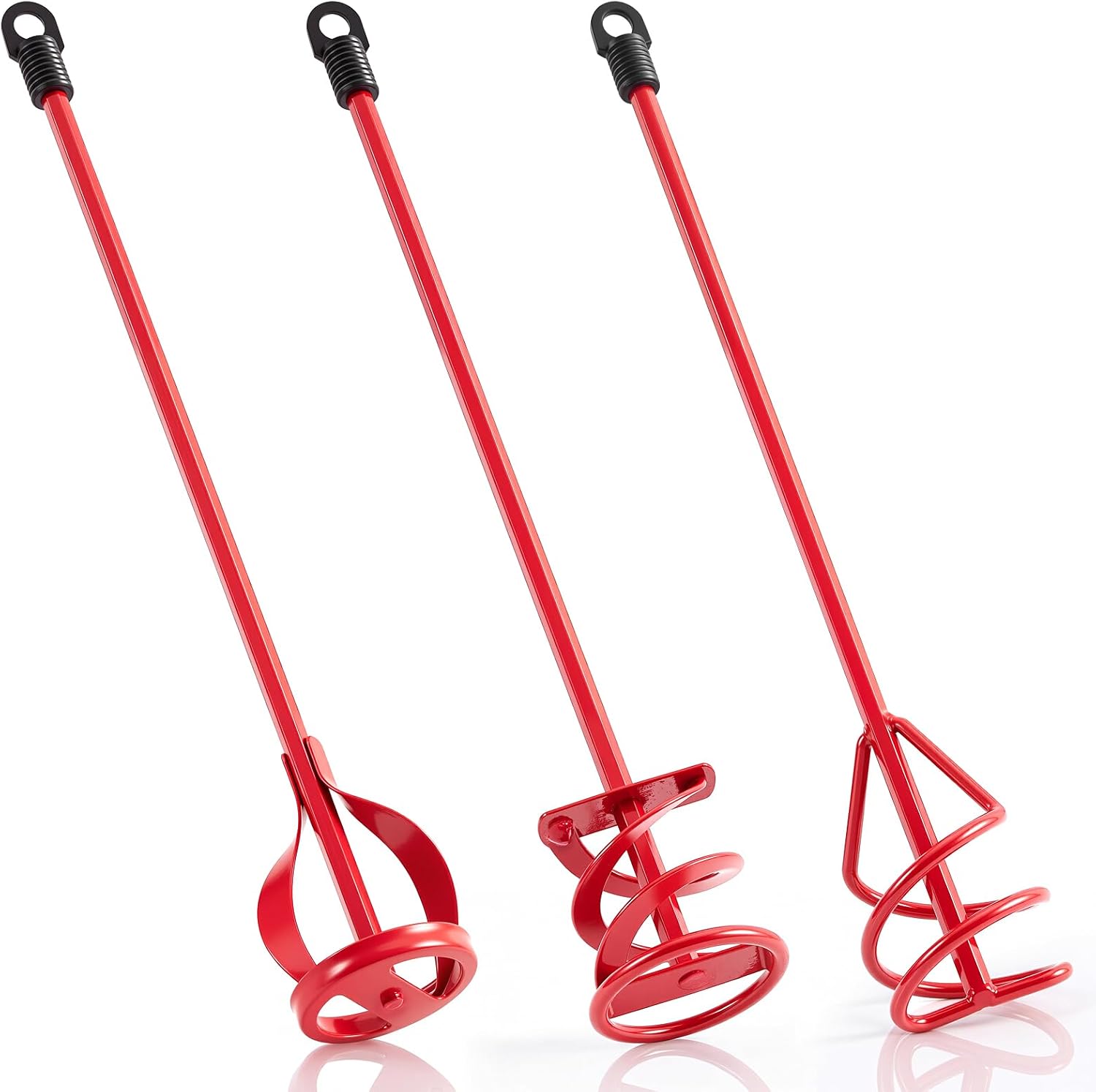 MorningRo 3 Pack Paint Mixer for Drill, Concrete Cement Mixer, Gold