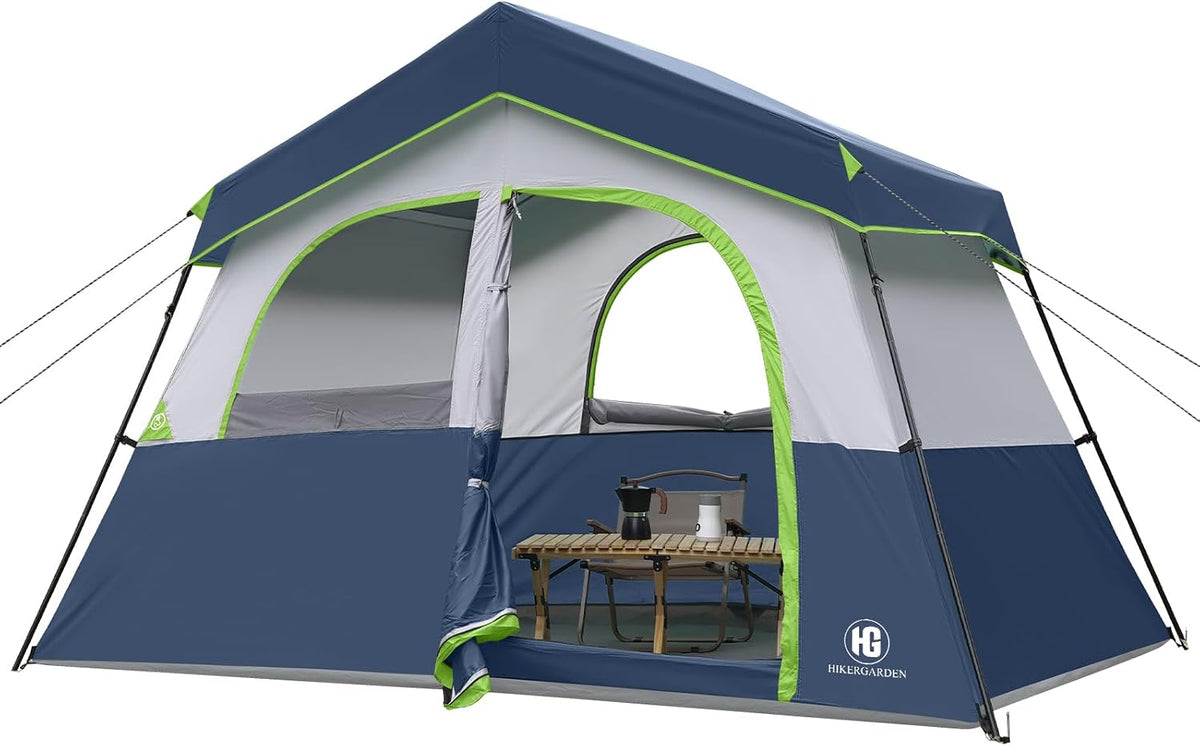 HG 6-8 Person Camping Tent Waterproof Family Cabin Tent for Camping