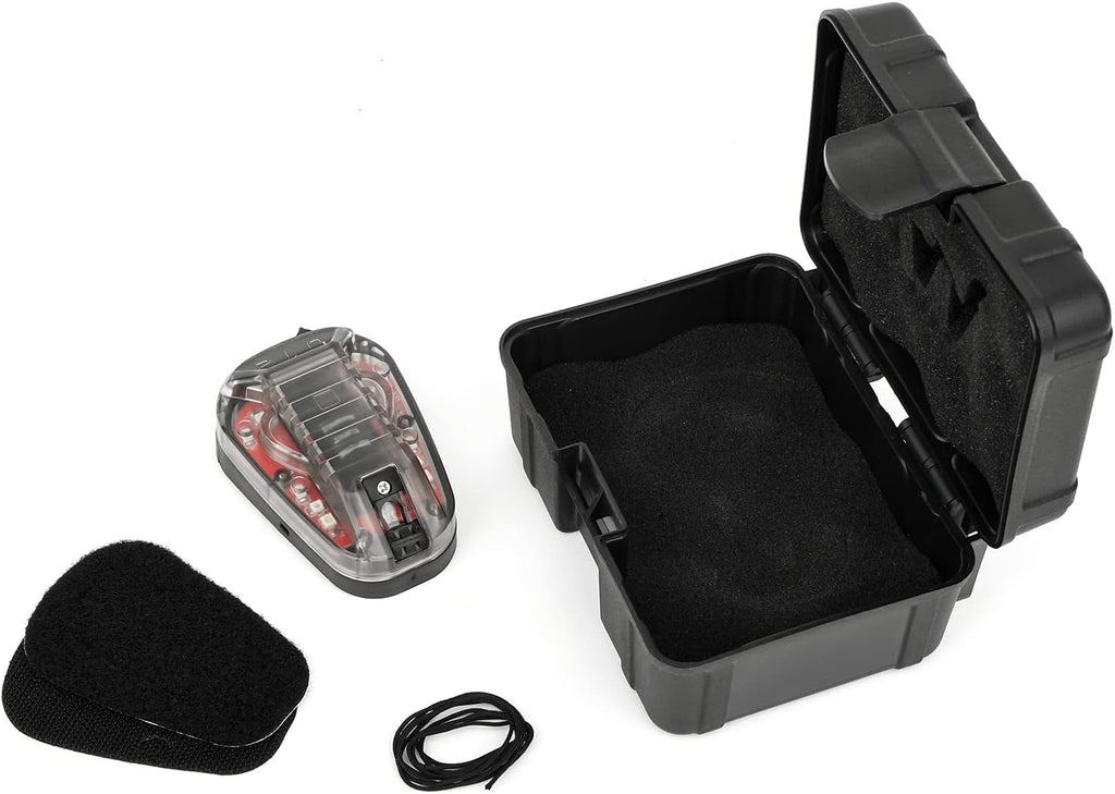 NOBUHIRO 4 Modes Tactical Helmet Light with Visible LED+IR Constant/Strobe