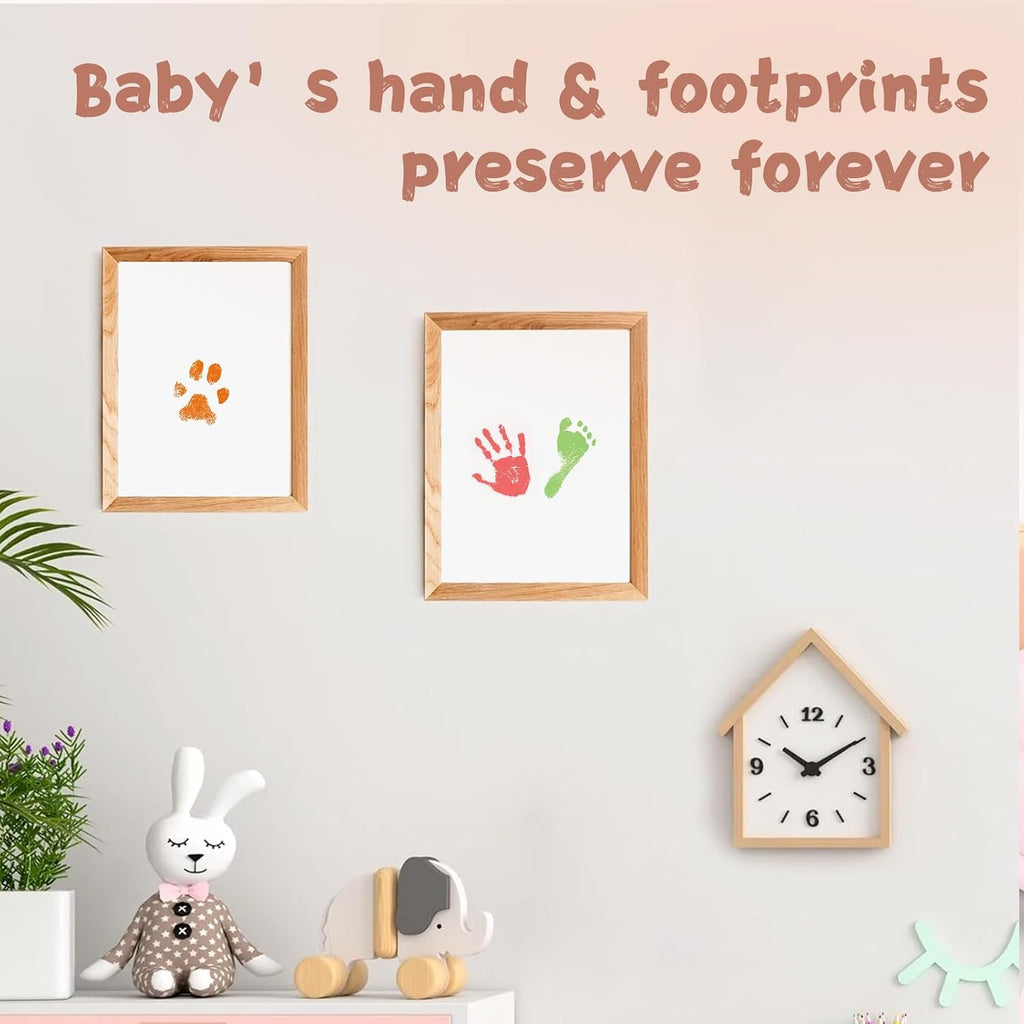 Inkless Baby Hand and Footprint Kit,Clean-Touch Ink Pads