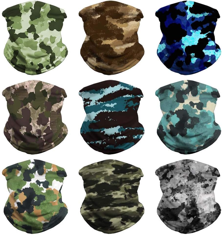 VCZUIUC Neck Gaiter Face Cover Mask Balaclava for Men and Women