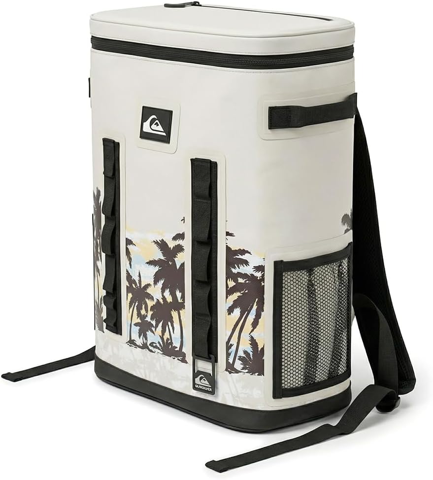 Quiksilver Cooler, 24 Cans, 48H Insulated Cooling, Leak Proof, Waterproof IPX7, Heavy Duty Cooler Bag for Beach, Camping, Fishing