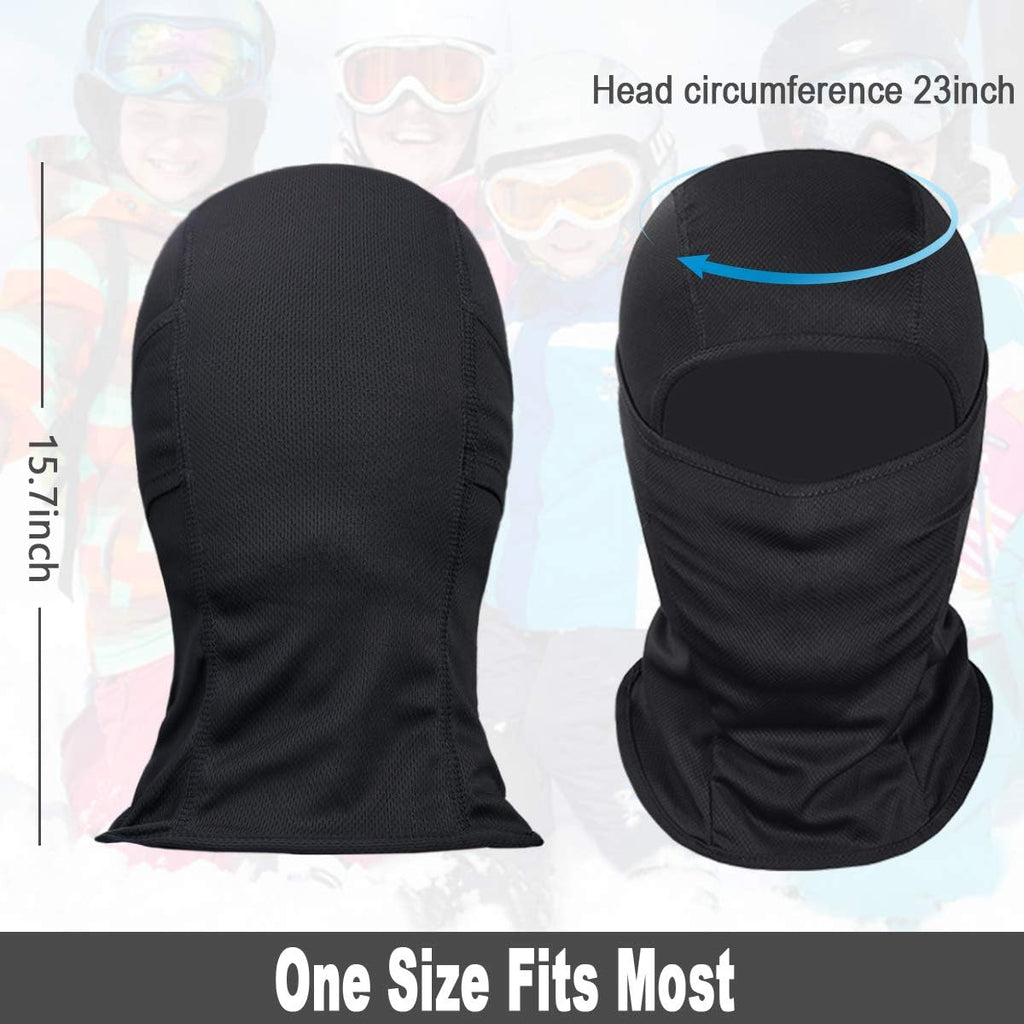 Achiou Ski Mask for Men and Women, Lightweight UV Balaclava Face Cover