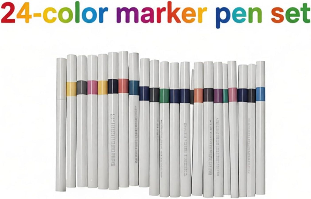 DIY Coloring Blanket with 24 Color Markers