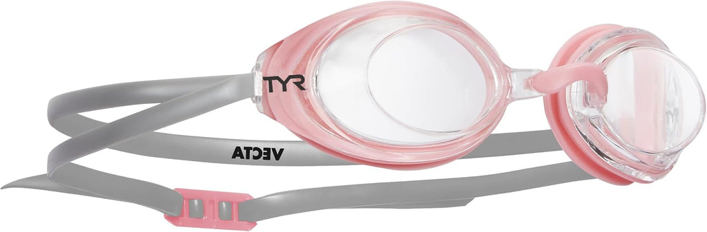 TYR Vecta Racing Swim Goggles - Adult Swimming Goggles for Men and Women - Anti-Fog, UVA/UVB Protection, Watertight