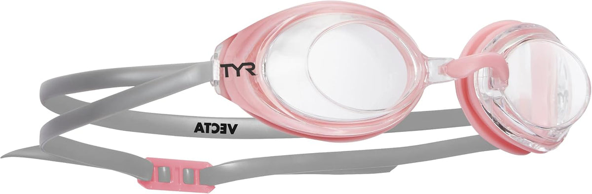 TYR Vecta Racing Swim Goggles - Adult Swimming Goggles for Men and Women - Anti-Fog, UVA/UVB Protection, Watertight