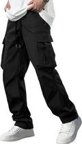 Comdecevis Men's Casual Cargo Pants Tactical Work Pants with Pockets