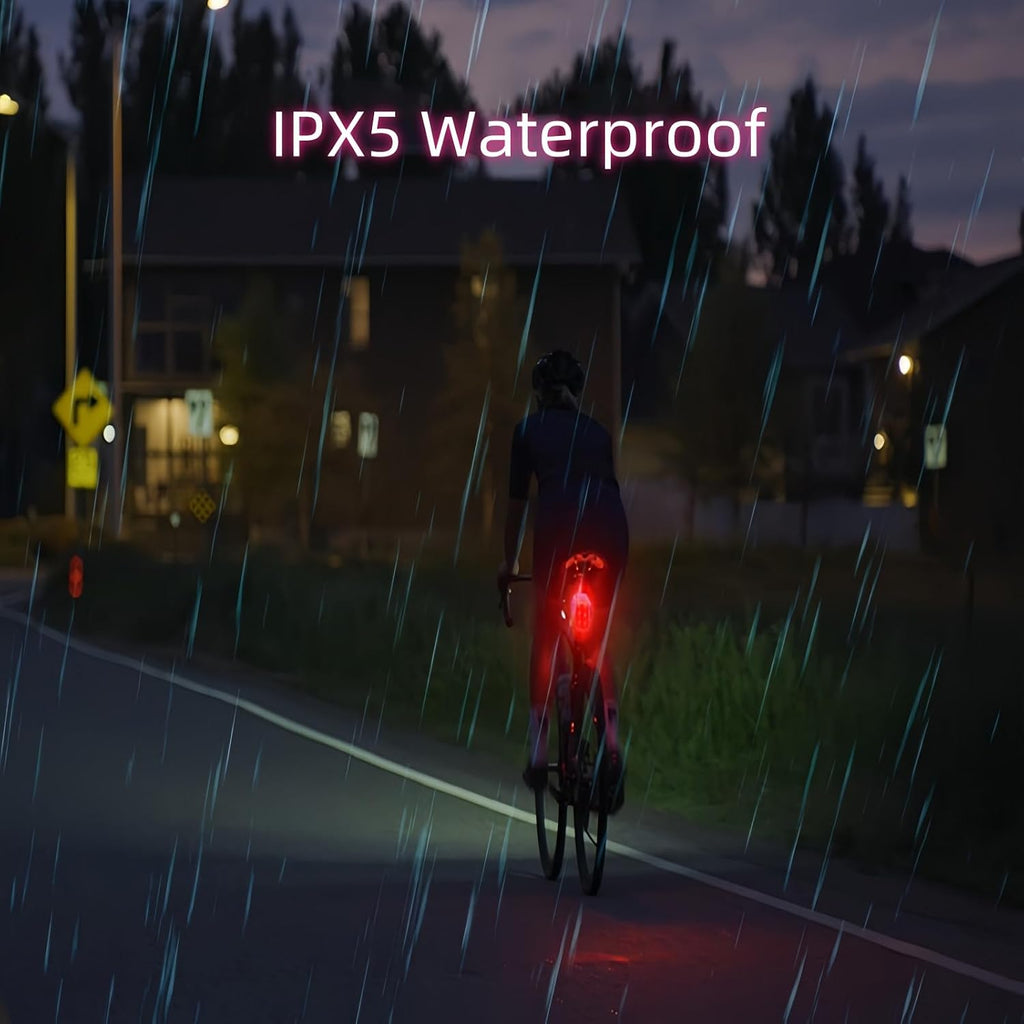 1500 Lumen Super Bright Bike Lights,Runtime 10+ Hours,USB-C Rechargeable Bike Lights Front and Back,4+5 Light Modes,IPX5 Waterproof