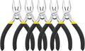 BOOSDEN Mini Linesman Pliers with Wire Cutter 5 Inch 5 Pack