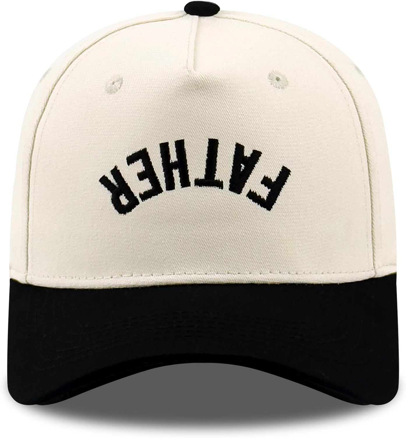 Embroidered Boy Girl Dad Mom Two-Tone Baseball Cap, Classic Dad Hat for Men Women His Her, Family Theme Gift Ideas