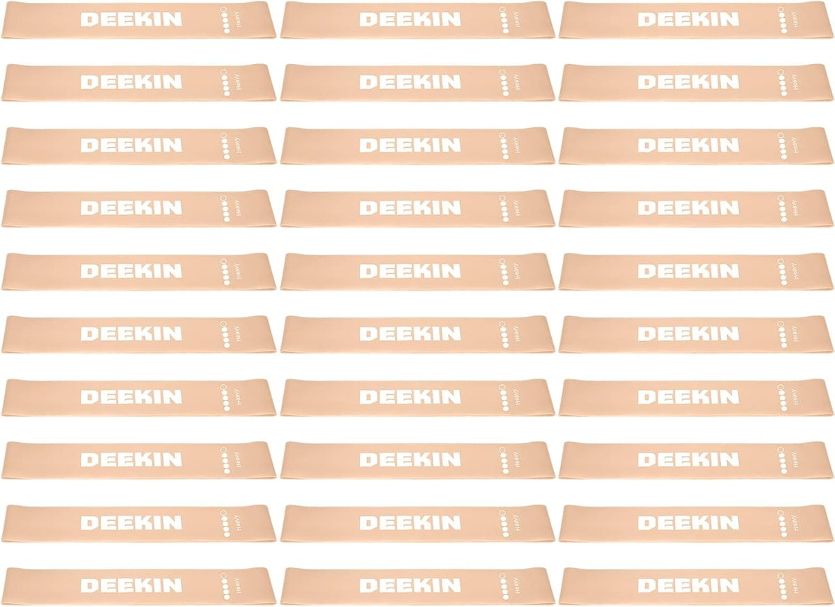 DEEKIN 30 Pcs Resistance Exercise Bands Bulk