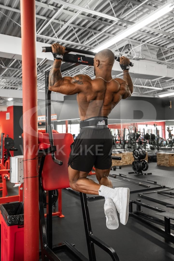 Schiek Sports Model 1907 Platinum Edition Ultimate Grips - 3 in 1 Weight Lifting Straps Wrist Wraps and Grip Pads
