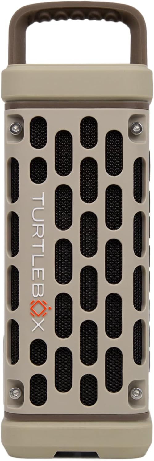Turtlebox Ranger, Ultra-Portable Bluetooth Speaker, Waterproof, Ivory