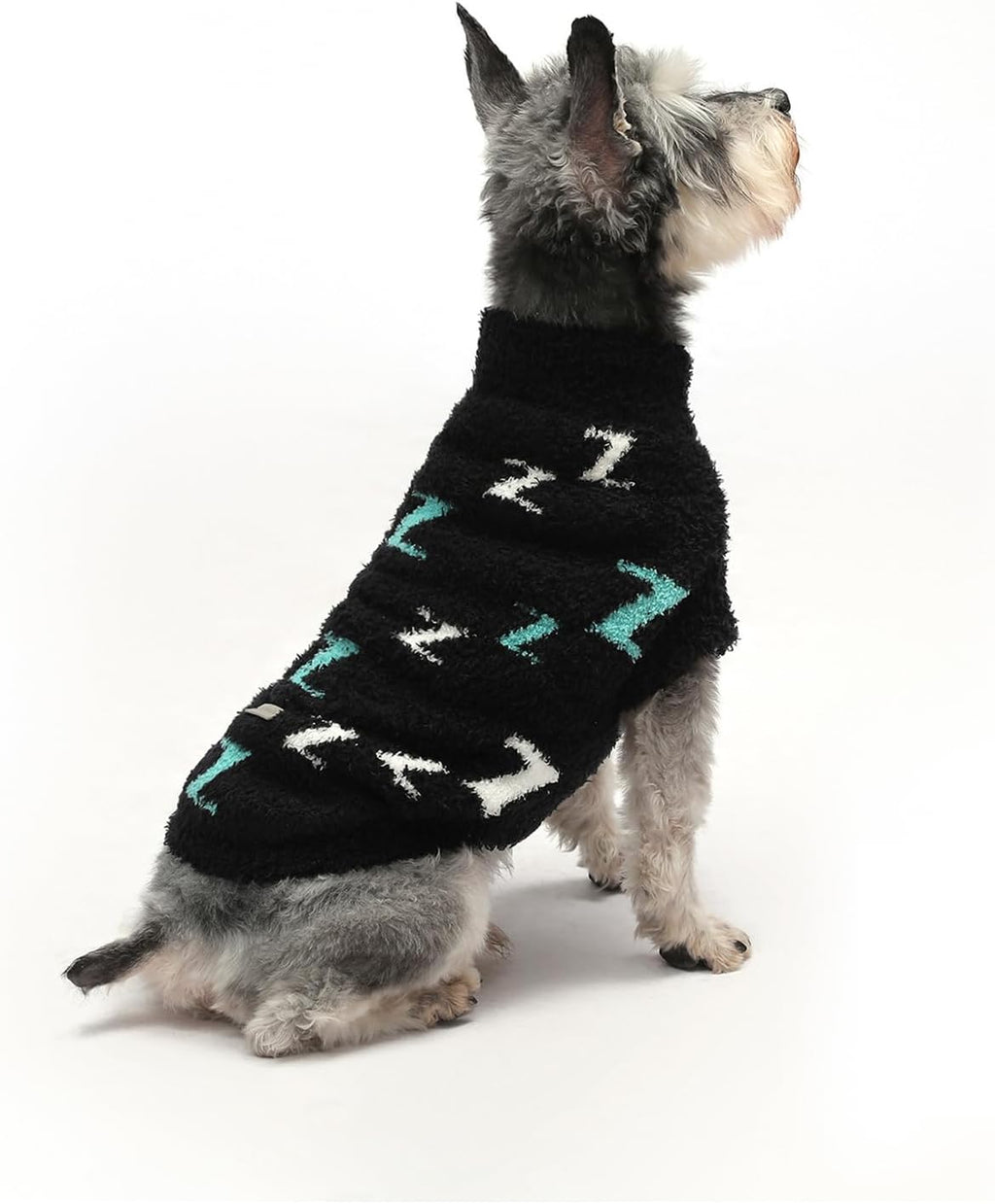 Dog Sweaters for Small Dogs Boy Girl Puppy Pullover Sweater Cold Weather Cable Knitwear Thick Warm Outfits for Chihuahua Bulldog Dachshund Pug Yorkie (Black-XS)