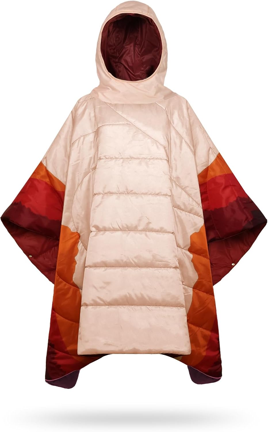Poncho Blanket Outdoor Wearable Camping Blanket Hoodie Waterproof