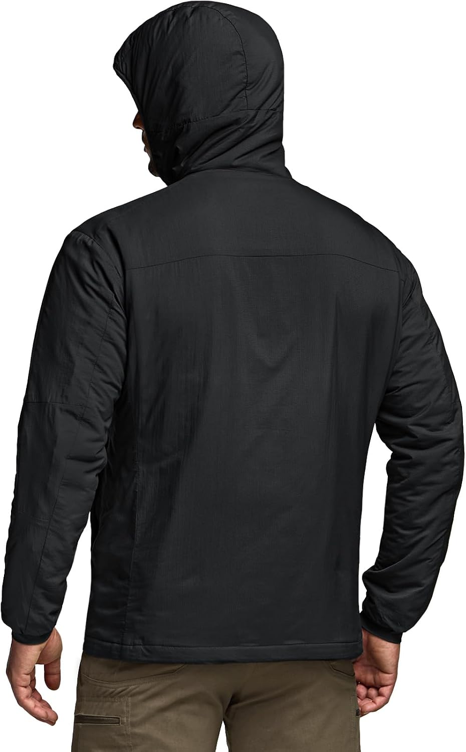 CQR Men's Lightweight Warm Insulated Jacket, Windproof Water Resistant Winter Active Coat for Hiking Work Outdoor Tactical