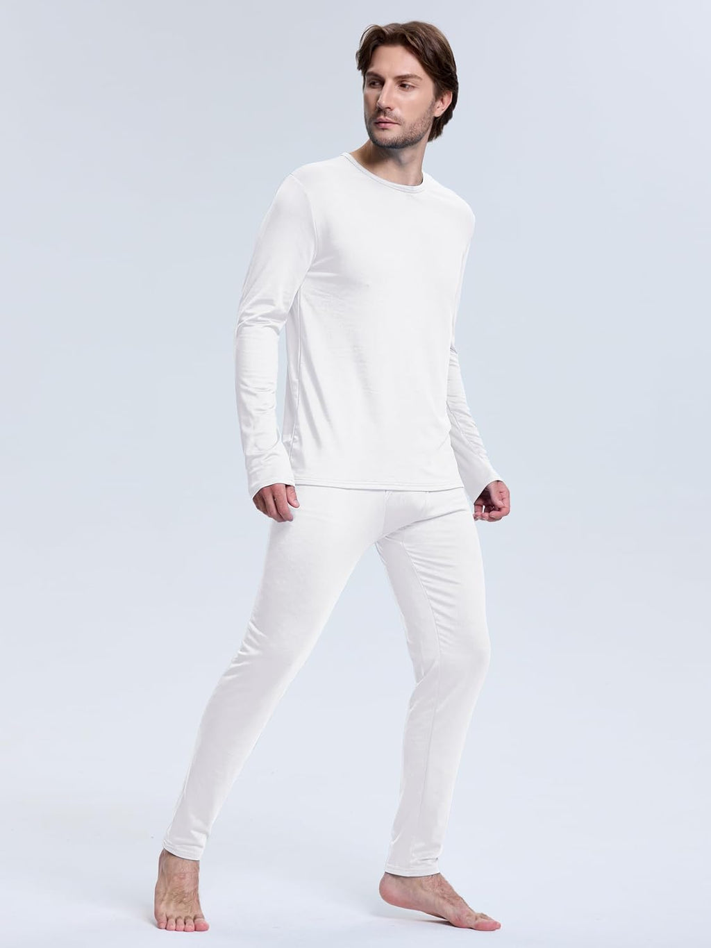 Thermal Underwear for Men Fleece Lined Long Johns for Mens Winter