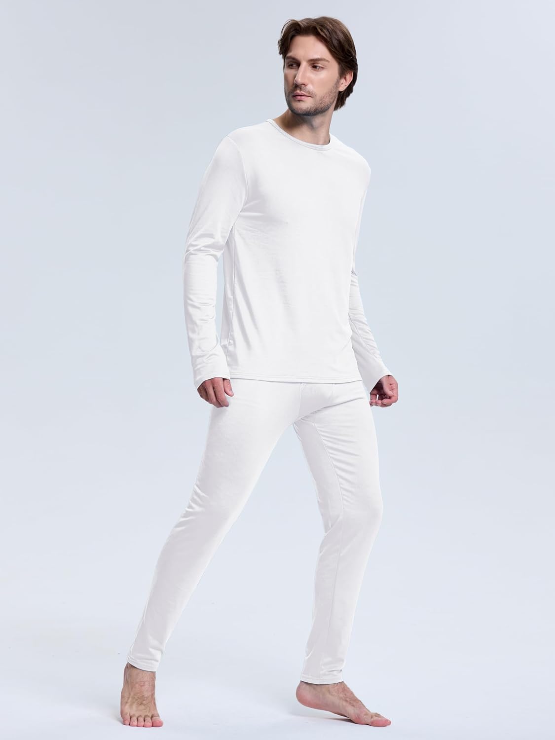 Thermal Underwear for Men Fleece Lined Long Johns for Mens Winter