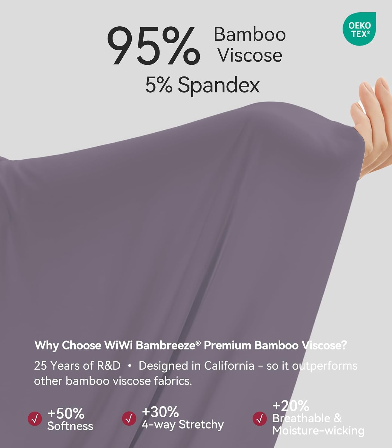 WiWi Soft Underwear for Women Thermal Long Johns Sets Super Warm Base Layer Top Pants Pajamas Set Viscose from Bamboo S-3X