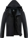 Womens Waterproof Rain jacket Lightweight Raincoat with Removable Hood