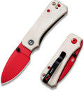 CIVIVI Baby Banter Small EDC Pocket Knife, 2.34" Nitro-V Blade G10 Handle