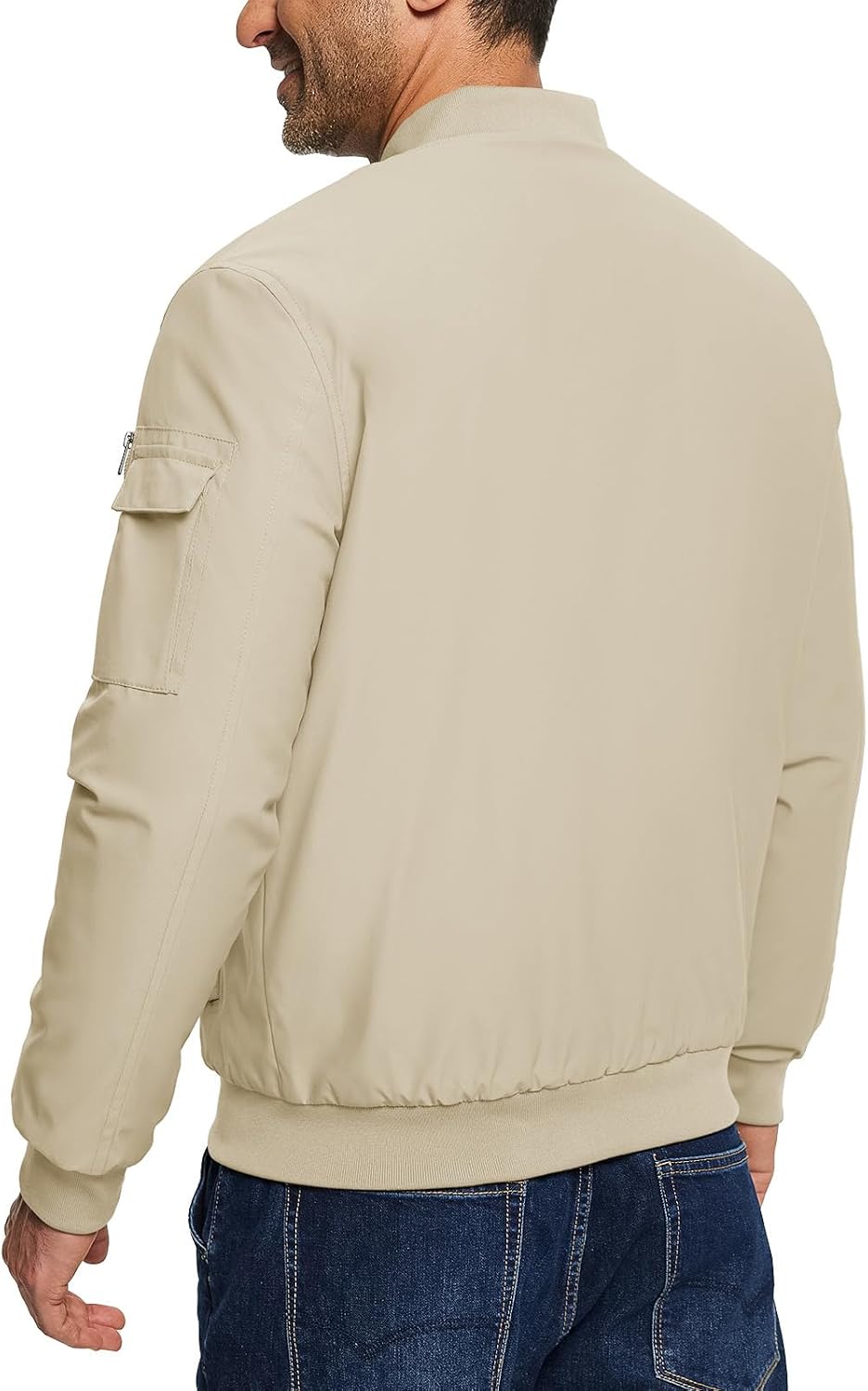 TBMPOY Men's Winter Bomber Jacket Fall Casual Windbreaker Softshell Jackets