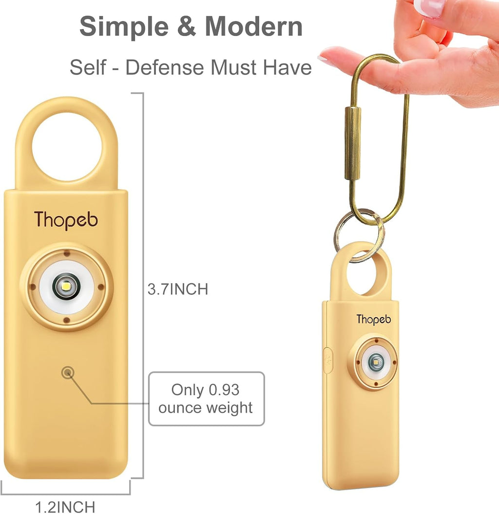 Thopeb Personal Safety Alarm for Women – Upgraded Rechargeable