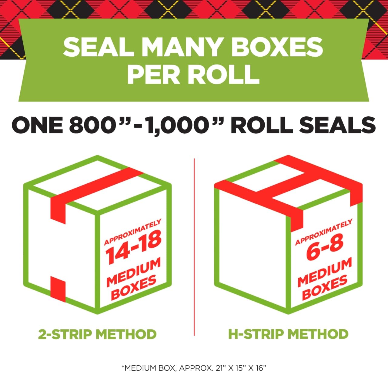 Scotch Sure Start Packing Tape, Clear, 1.88 in. x 22.2 yd.