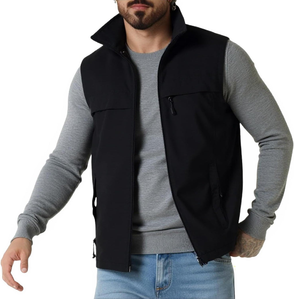 Men's Fishing Vest Utility Casual Lightweight Outdoor Vest Work Fish Photo Travel Sleeveless Jackets Vest