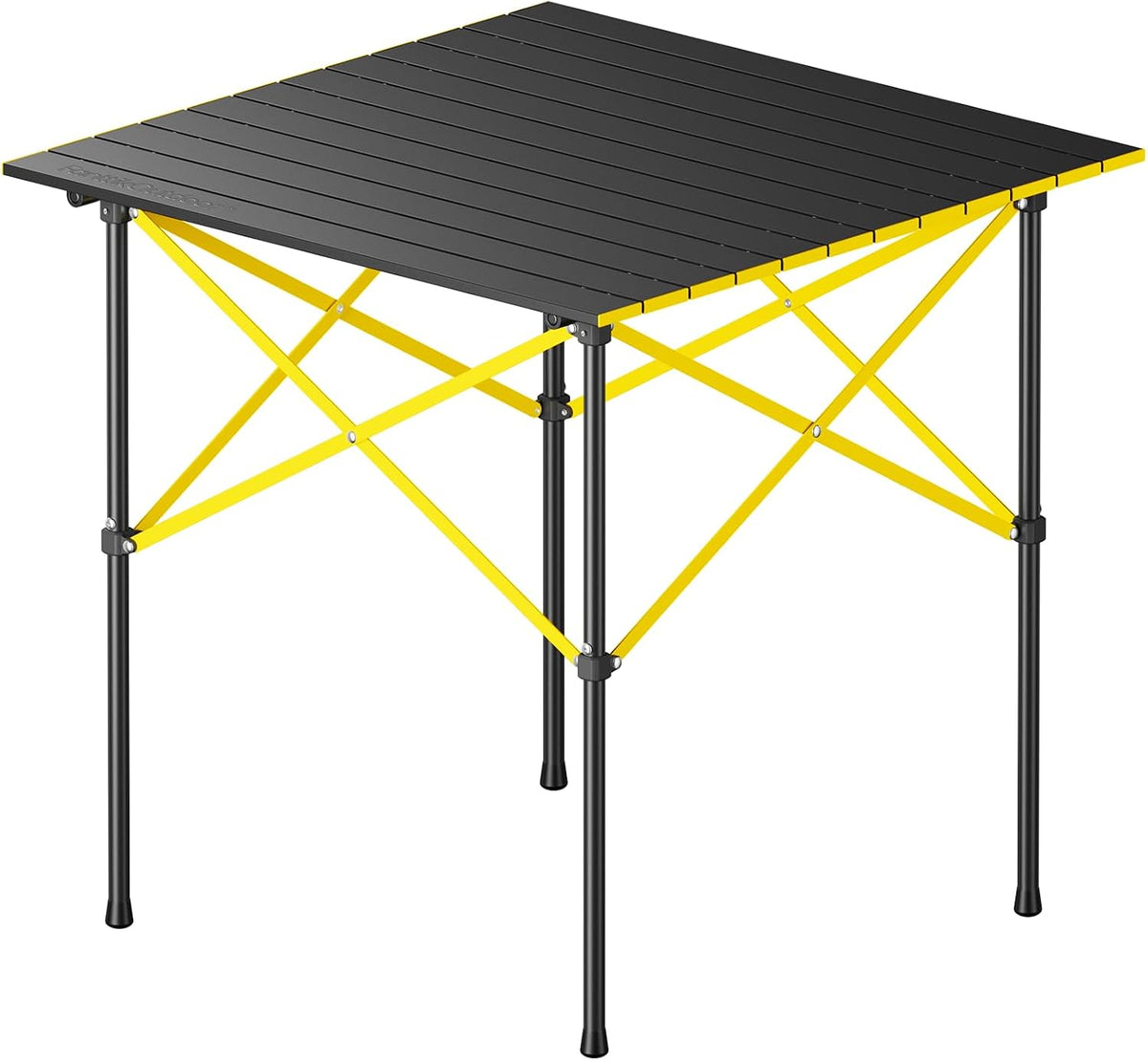 FanttikOutdoor Zeta V11 Pro Camping Table, Portable Folding Roll Up Table with Lightweight Aluminum Top & Carry Bag for Camping, BBQ, Tailgating Party, Picnic, Backyard, Large