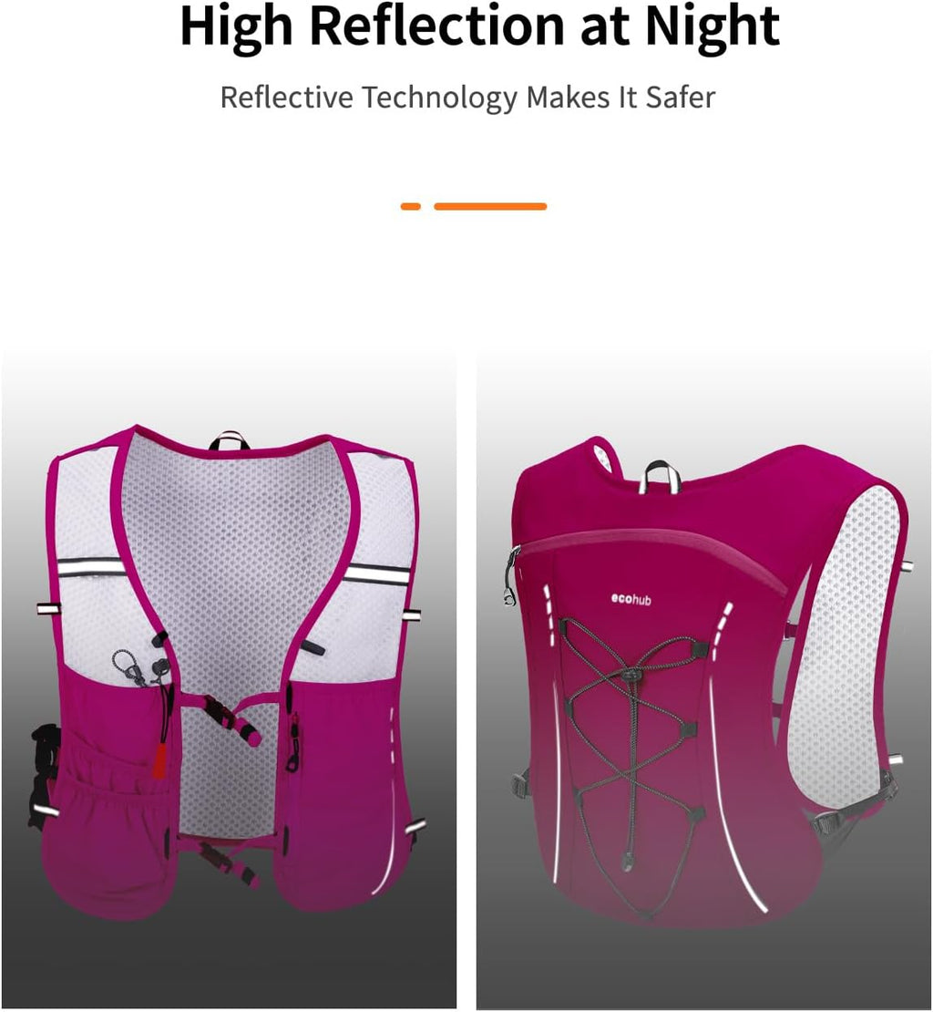 ECOHUB Lightweight Hydration Vest Water Backpack with 2L Water Bladder