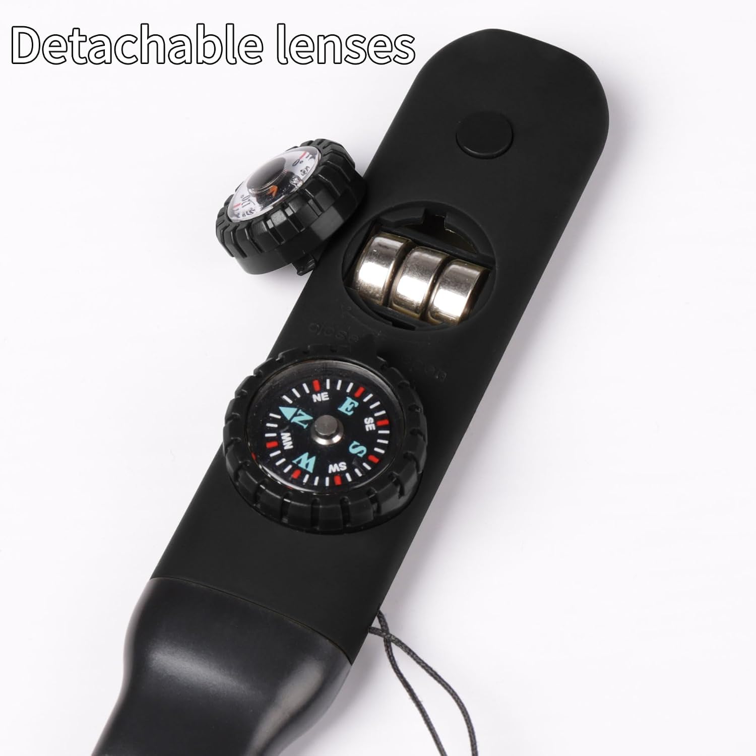 Multifunctional Survival Emergency Whistle for Kids with Compass Hiking Survival, Thermometer & Neck Lanyard | Emergency Safety Gear for Hiking, Camping, Kayaking, Boating, Climbing