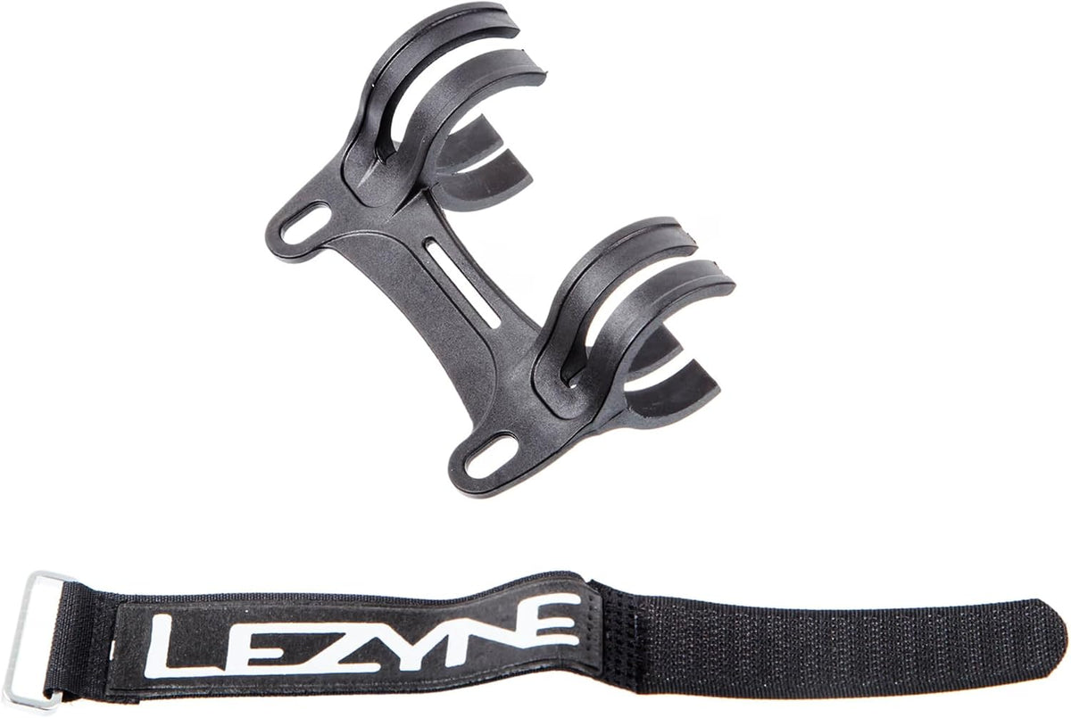 LEZYNE Frame Mount for Pump with Straps, Black